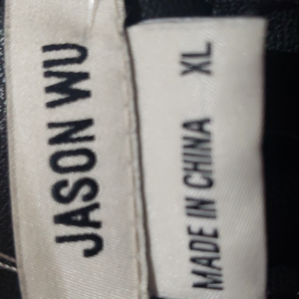 Nwt Jason Wu Size Xl Split Front Seam Faux Vegan … - image 5